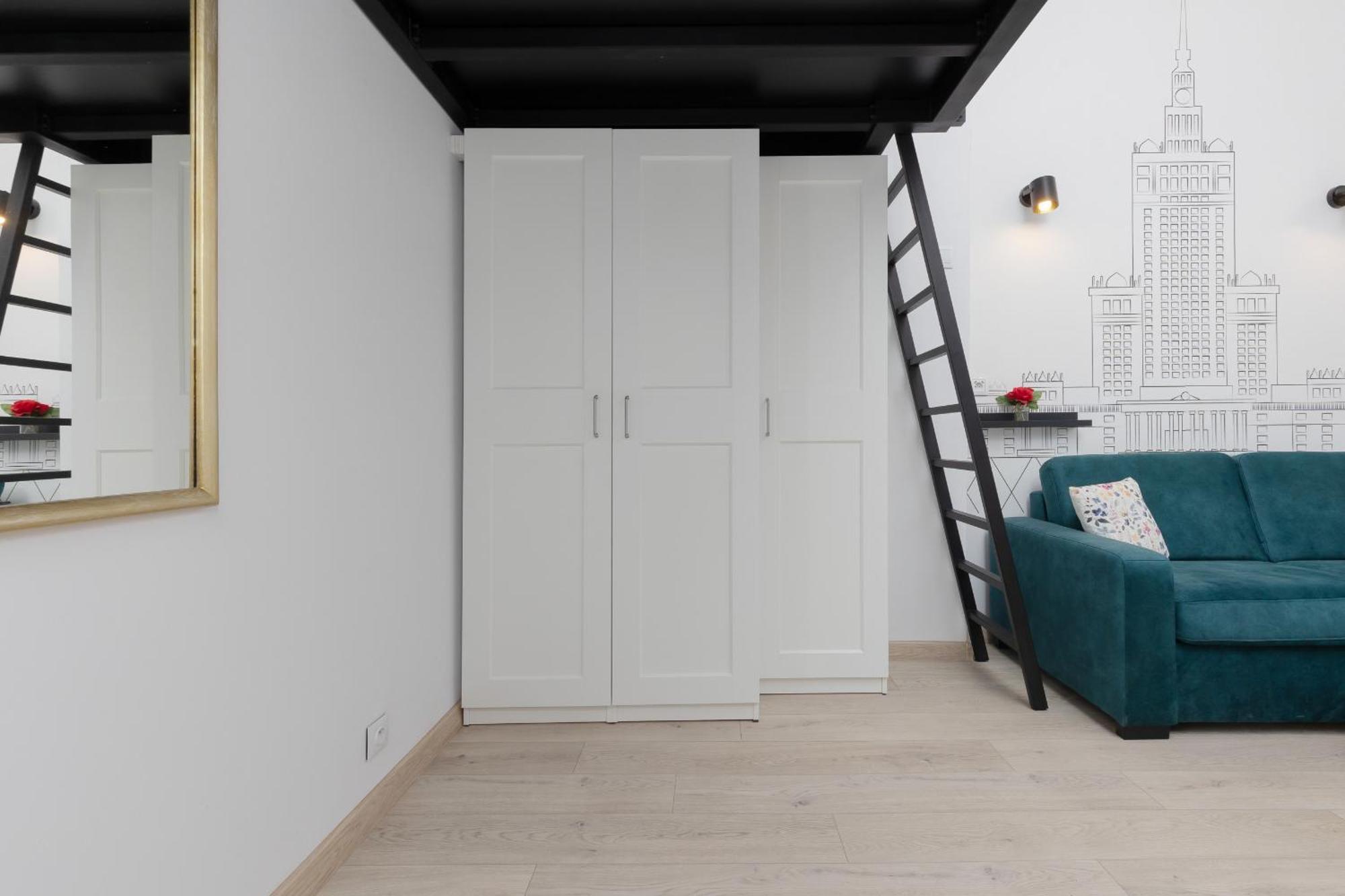 Aleja Wyzwolenia Studio with Mezzanine Warsaw Downtown by Noclegi Renters 外观 照片